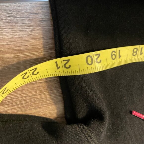 BREAST CANCER AWARENESS Women's Size Medium Black Track Jacket Hope Ribbon Pink - Picture 13 of 13